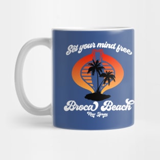 Set Your Mind Free at Broca Beach Mug